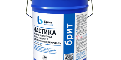Мастика битумно-полимерная «Брит» Стандарт Р для гидроизоляции кровель